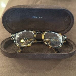 TOM FORD  EYE GLASS FRAMES TORTOISE